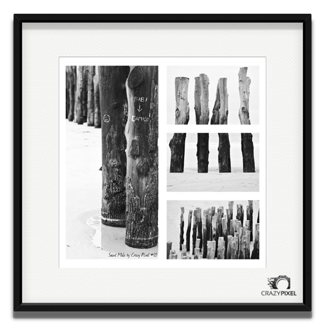Brises lames de Saint Malo ©Crazy Pixel Photo-montage des brises lames de Saint Malo